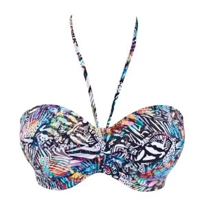 Image of Freya Hot in havana bandeau bikini top Multi Coloured