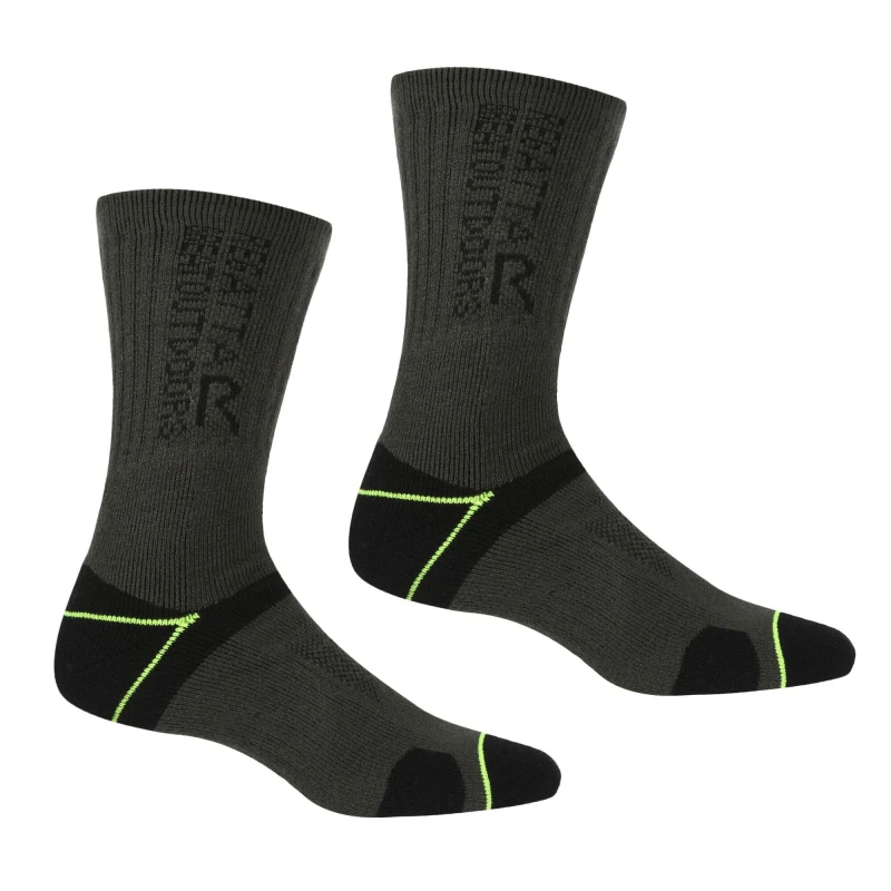 Image of Regatta Regatta Men Blister Protection Sock in Dark Grey Size: 9-12 Dark Grey 9-12 Male 5059404198580