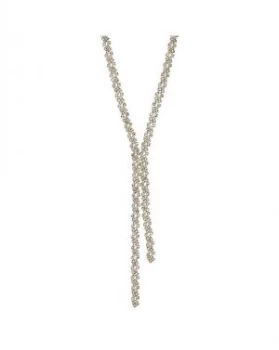 Image of Mood Rose Gold Crystal Lariat Necklace