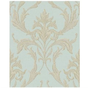 Image of Graham and Brown Boutique Oxford Wallpaper - Teal