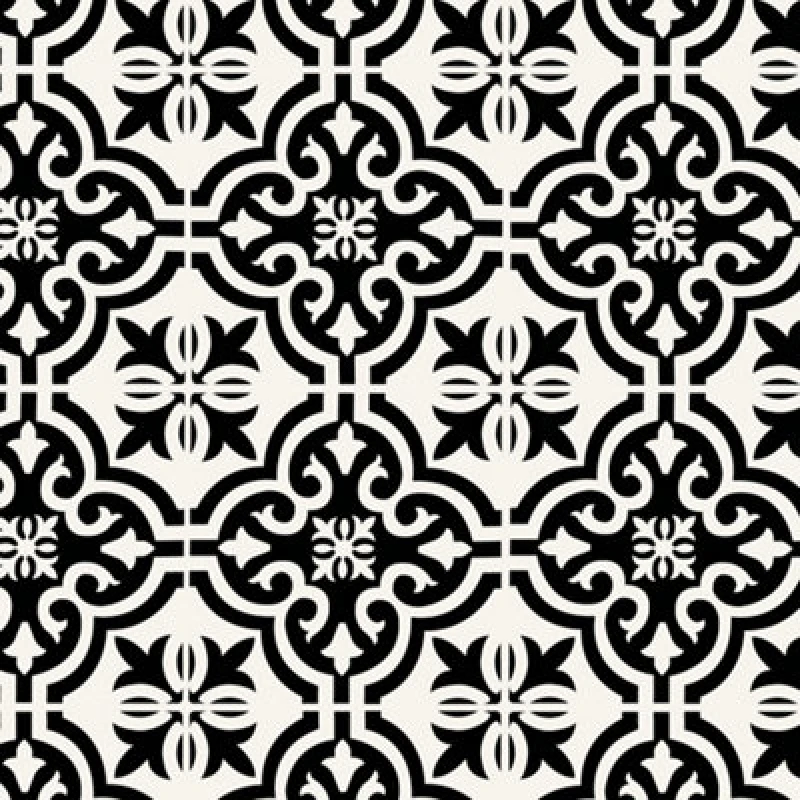 Image of Arthouse Arthouse Motif Geometric Wall Tile Black Wallpaper