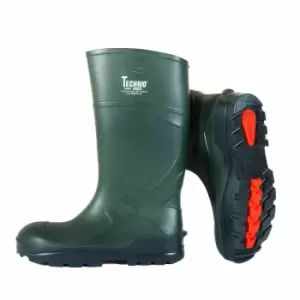 Image of Troya Unisex Adult Techno Wellington Boots (6 UK) (Dark Green/Black)