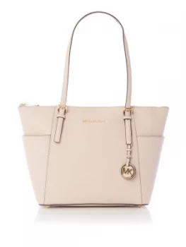 Image of Michael Kors Jetset item top zip tote bag Light Pink
