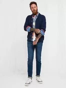 Image of Joe Browns Cut Above Cardigan - Navy, Size S, Men