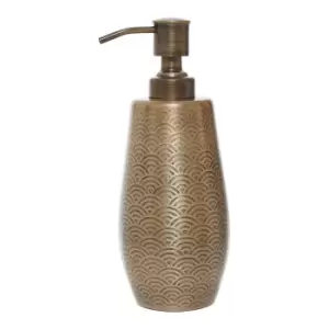 Image of 200ml Art Deco Gold Finish Soap Dispenser