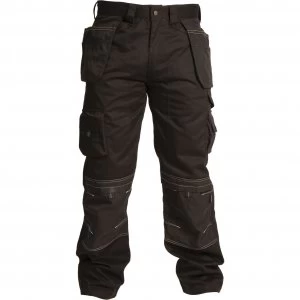Image of Apache Mens Holster Pocket Trousers Black 36" 33"