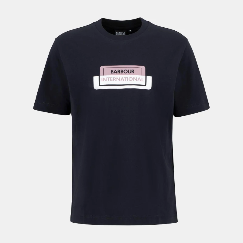 Image of Barbour International Optic T-Shirt Black BK11 male L