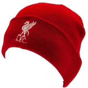 Image of Liverpool FC Red Turn Up Knitted Hat