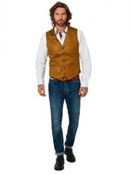 Image of Joe Browns Winning Waistcoat - Tan, Size 42, Men