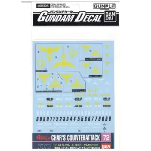 Image of Shaaneo Zeon for 1/144 Gundam Stickers HGUC Strikes Back