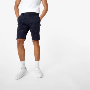 Image of Jack Wills Polka Dot Chino Shorts - Navy