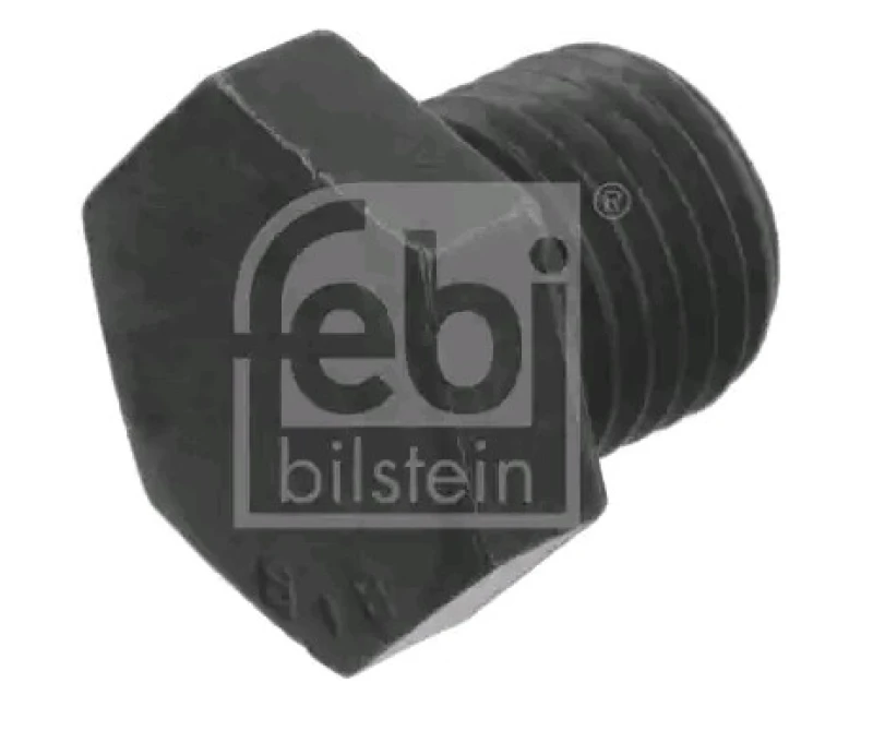Image of FEBI BILSTEIN 48877 Drain Plug Spanner Size: 19, without seal ring, Steel Steel Oil Drain Plug,oil pan (593)