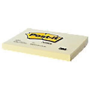 Image of Post-it Sticky Notes 102 x 76mm Yellow 12 Pieces