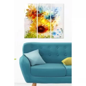 Image of MDF6480757 Multicolor Decorative MDF Painting (3 Pieces)