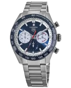 Image of Tag Heuer Carrera Limited Edition 160 Years Anniversary Blue Dial Steel Mens Watch CBN2A1E.BA0643 CBN2A1E.BA0643