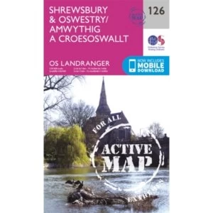 Image of Shrewsbury & Oswestry by Ordnance Survey (Sheet map, folded, 2016)