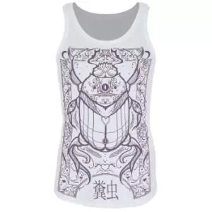 Image of Grindstore Womens/Ladies Cryptic Beetle Vest Top (10 UK) (White)