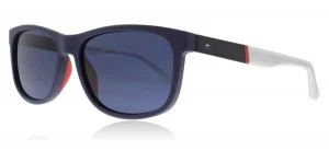 Image of Tommy Hilfiger TH1520/S Sunglasses Matte Blue RCT 57mm