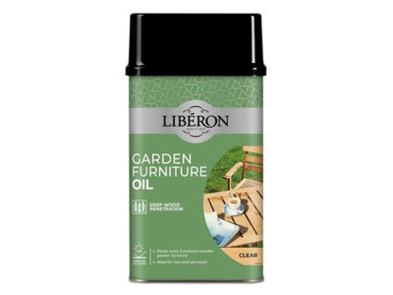 Image of Liberon 126170 Garden Furniture Oil Clear 500Ml Lib126170