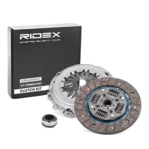 Image of RIDEX Clutch 479C0014 Clutch Kit FIAT,PEUGEOT,CITROEN,QUBO (225),FIORINO Kasten/Kombi (225),206 Schragheck (2A/C),206 CC (2D),207 (WA_, WC_)