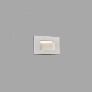 Image of Spark Outdoor LED Recessed Wall Light White 3.6W 3000K IP65