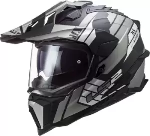 Image of LS2 MX701 Explorer HPFC Atlantis Motocross Helmet, silver, Size S, silver, Size S