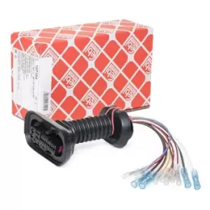 Image of FEBI BILSTEIN Cable Repair Set, door febi Plus 107104 AUDI,A4 Avant (8E5, B6),A4 Limousine (8E2, B6)