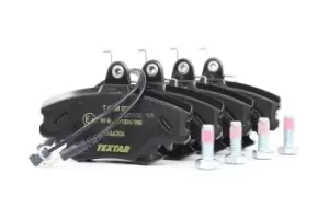 Image of TEXTAR Brake pad set Q+ 2146304 Brake pads,Brake pad set, disc brake RENAULT,PEUGEOT,DACIA,TWINGO I (C06_),CLIO II (BB0/1/2_, CB0/1/2_)
