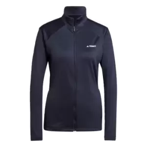 Image of adidas Terrex Multi Primegreen Full-Zip Jacket Womens - Legend Ink / Legend Ink