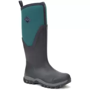 Image of Muck Boots Womens/Ladies Arctic Sport Tall Pill On Wellie Boots (9 UK) (Navy/Spruce) - Navy/Spruce