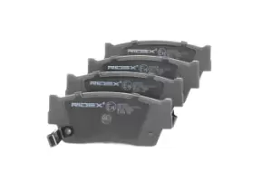 Image of RIDEX Brake pad set 402B0434 Brake pads,Brake pad set, disc brake SUZUKI,Grand Vitara II SUV (JT, TE, TD),Grand Vitara I SUV (FT, HT)