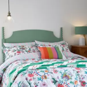 Image of Joules Indienne Floral Double Duvet Cover Set, Multi
