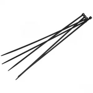 Image of Cable Ties Black 4.8 X 300MM (Pack 100)