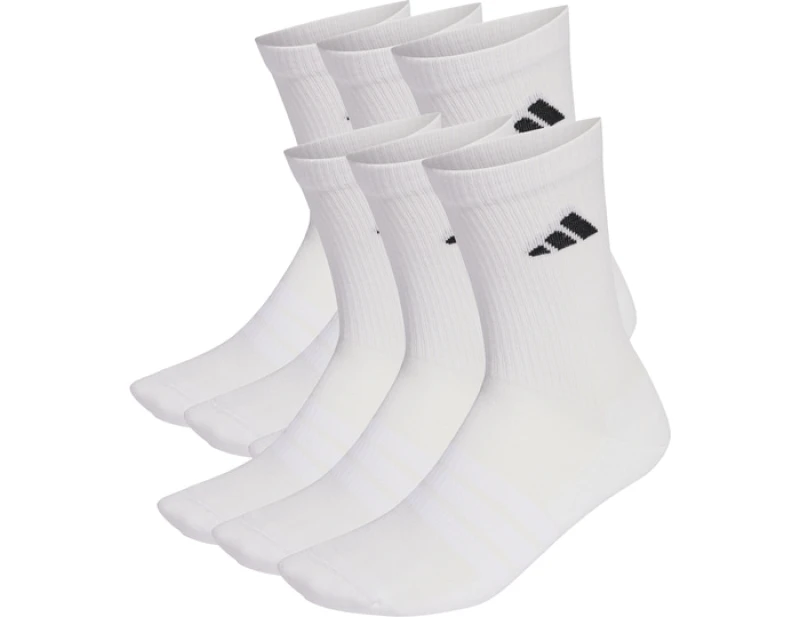 Image of Adidas Crew 6er Pack Socks White 2XL