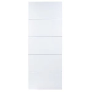 Image of Wickes Halifax Internal Fire Door White Moulded 5 Panel 1981x838mm