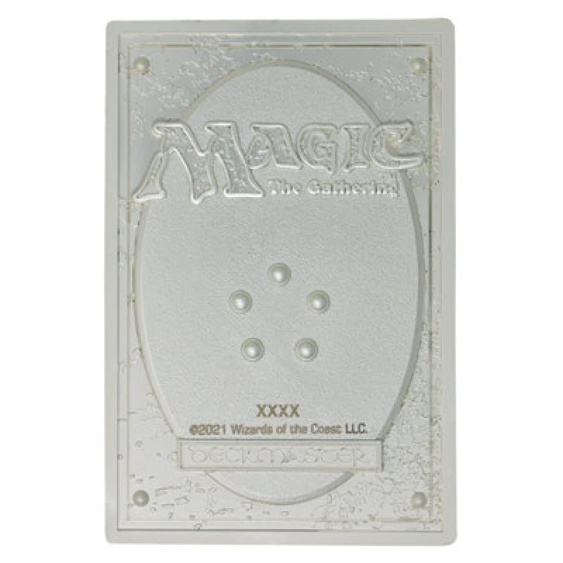 Image of Magic The Gathering Limited Edition .999 Silver Plated Teferi Ingot Metallic Silver unisex