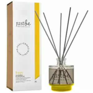 Image of Wax Lyrical JustBe Botanicals Happy Reed Diffuser 200ml