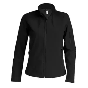 Image of Kariban Womens/Ladies Soft Shell Jacket (XXL) (Black)