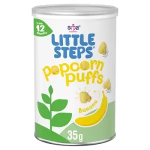 Image of SMA Little Steps Organic Banana Popcorn Puffs