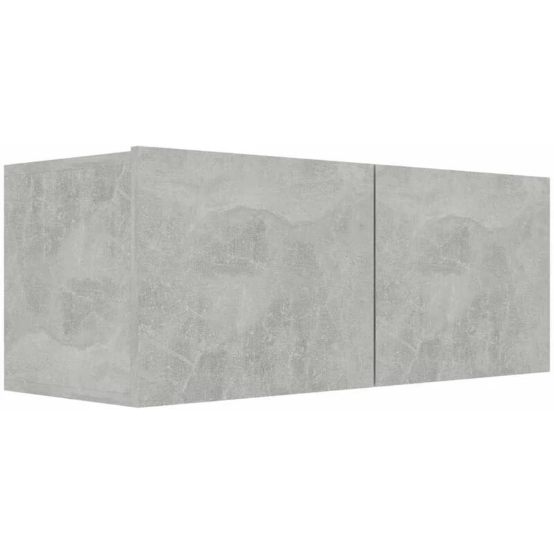 Image of VIDAXL TV Cabinet Concrete Grey 80x30x30cm Engineered Wood Vidaxl 801476