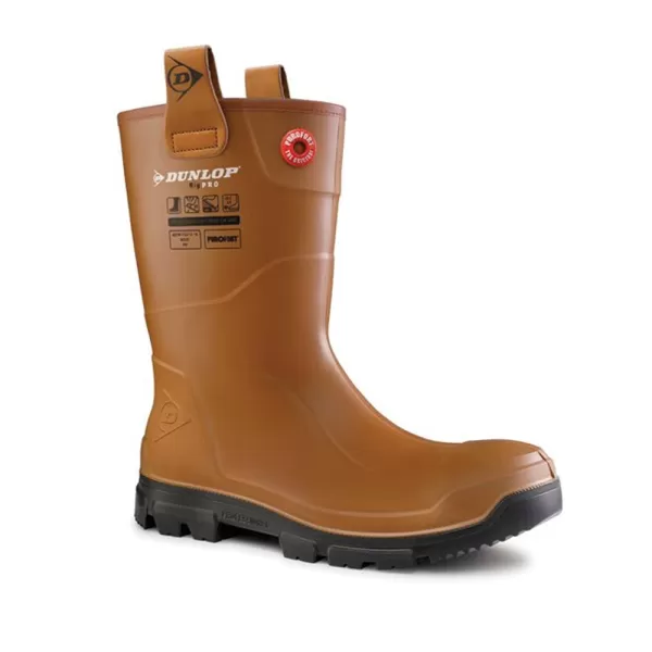 Image of Dunlop Mens Purofort Rig Pro Safety Wellington Boots UK Size 6.5 (EU 40)