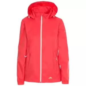Image of Trespass Womens/Ladies Sabrina Waterproof Jacket (L) (Hibiscus Red)