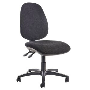 Image of Dams Jota High Back Operator Chair without Arms - Charcoal