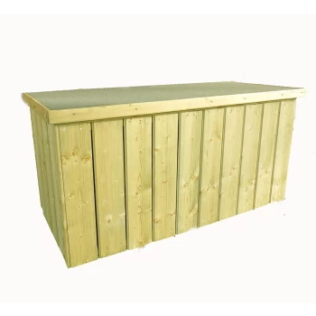 Image of Shire Pressure Treated Planed Timber Log Box - 4ft x 2ft (1270mm x 560mm) Natural Wood LOGP4210DSL-1AA
