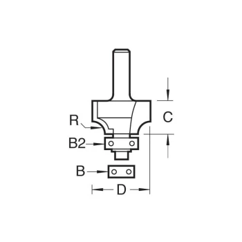 Image of Trend - C077X1/4 ROUNDING OVER 7.9MM RADIUS