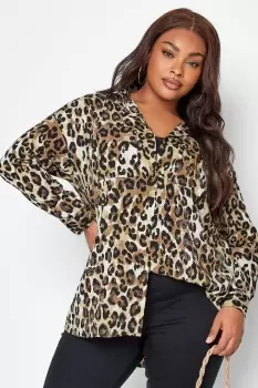 Image of Printed Oversized Shirt