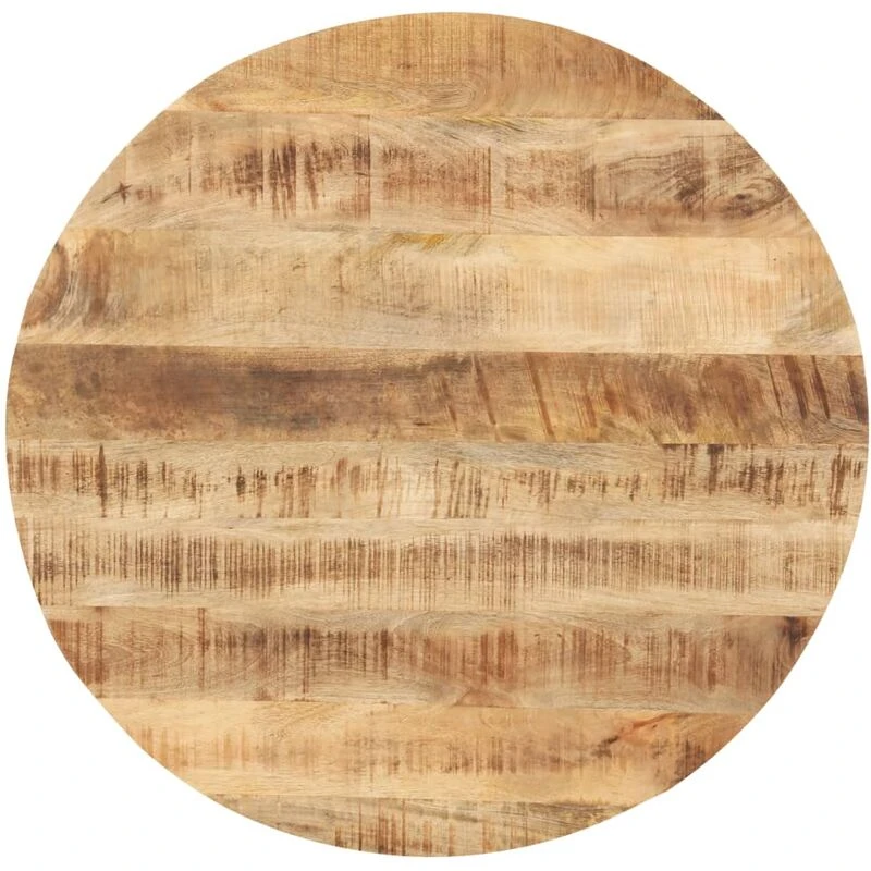 Image of VIDAXL Table Top Solid Mango Wood Round 25-27mm 40cm Vidaxl 8719883793528