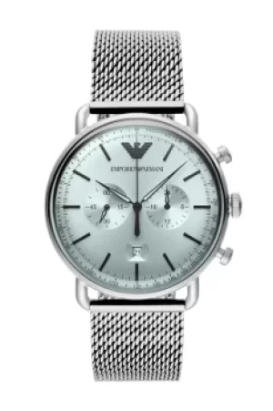 Image of Emporio Armani Aviator AR11288 Men Mesh Bracelet Watch