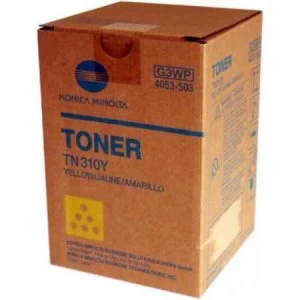 Image of Konica Minolta TN310Y Yellow Laser Toner Ink Cartridge