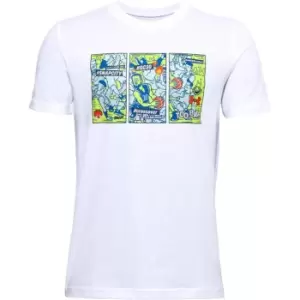 Image of Under Armour Curry T Shirt Junior Boys - White